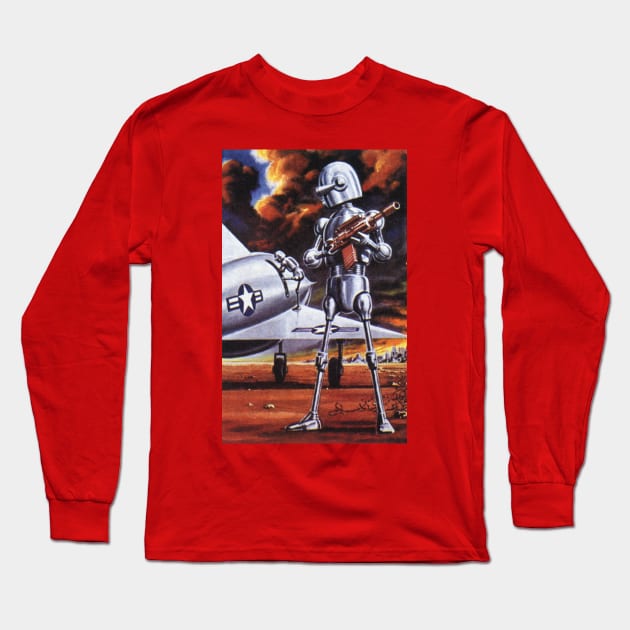 Vintage Science Fiction Long Sleeve T-Shirt by MasterpieceCafe